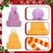 Mini Knitting Doll Hat Scarf Santa Snowman Hat Scarf Ornaments for DIY Craft Art Doll Decoration (Cute Color)